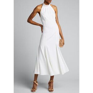 NWT MILLY Penelope Halter Neck Cady Dress  US 4